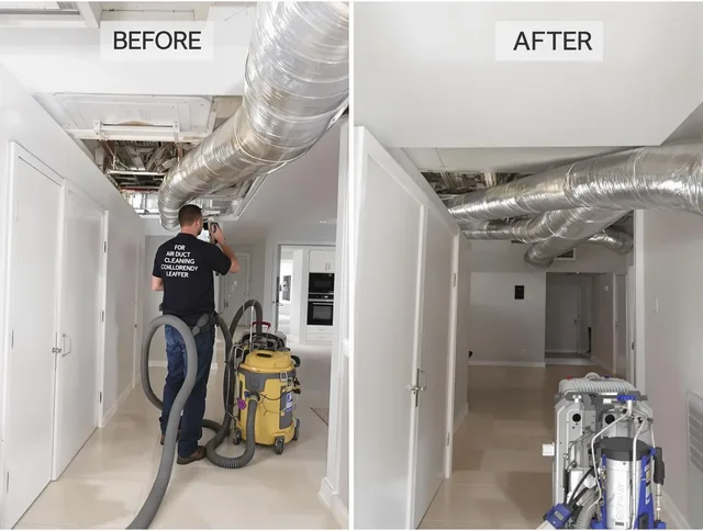 Bristol Air Duct Cleaning professional performing thorough air duct cleaning in Bristol