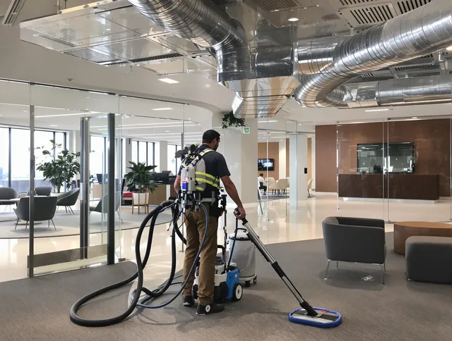 Commercial duct cleaning service by Bristol Air Duct Cleaning in Bristol