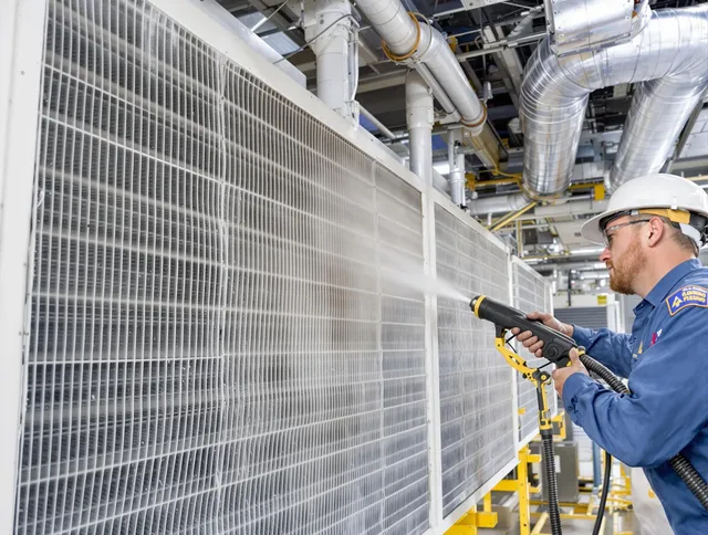 Professional commercial coil cleaning by Bristol Air Duct Cleaning in Bristol
