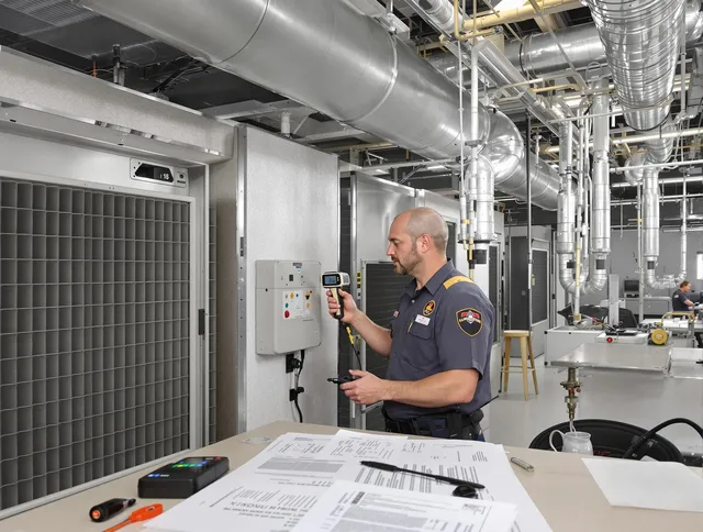 Professional filter system inspection by Bristol Air Duct Cleaning in Bristol