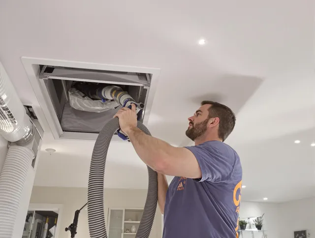 Precision indoor duct cleaning by Bristol Air Duct Cleaning in Bristol